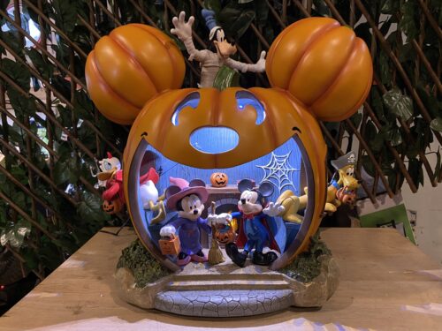 NEW! DISNEY Halloween Pumpkin House w/ Lights & Music Model #1784973