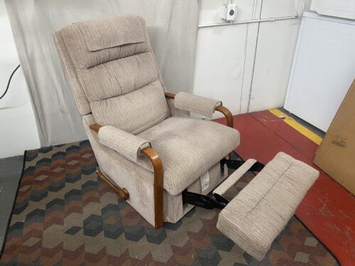 LA-Z-BOY Vintage Light Brown Manual Reclining Armchair