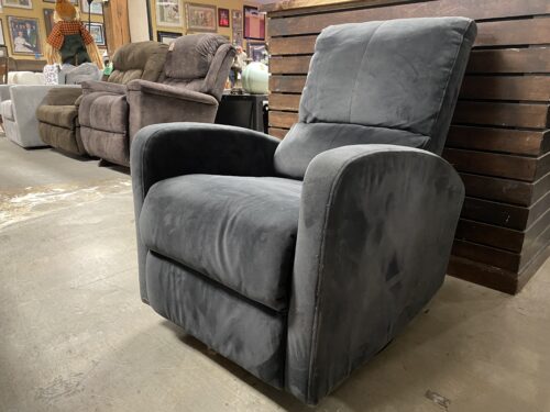 Grey Swivel Manual Recliner