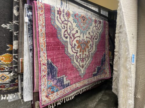 SAFAVIEH Monaco Pink Multicolored 9'2"x6'7" Rug