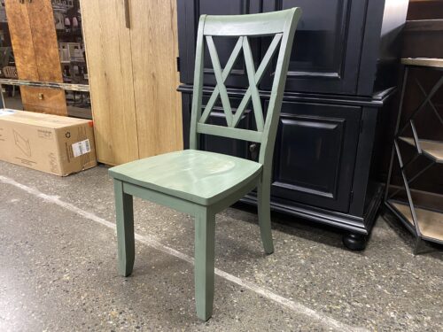 Teal Diamond Back Dining Chair