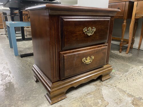 Cherry 2-Drawer Nightstands (Set of 2)