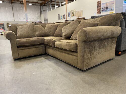 Heathered Brown Sectional Sofa
