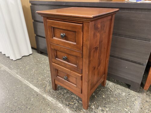 WHITTIER WOOD Cherry 3-Drawer Nightstand (Set of 2)