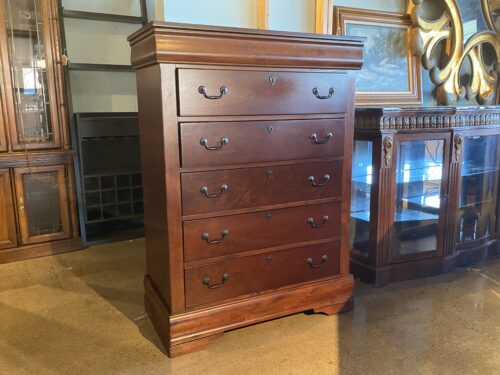 6-Drawer Chest w/ Cherry Stain Finish