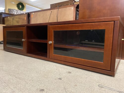 Cherry Media Stand w/ Vent Fan