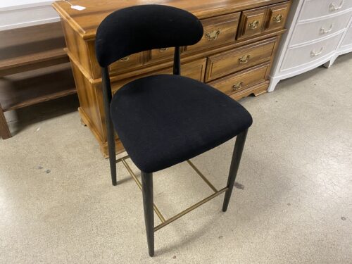 RESTORATION HARDWARE Arno Black Barstool