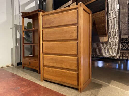 Simple Five Drawer Tallboy Dresser