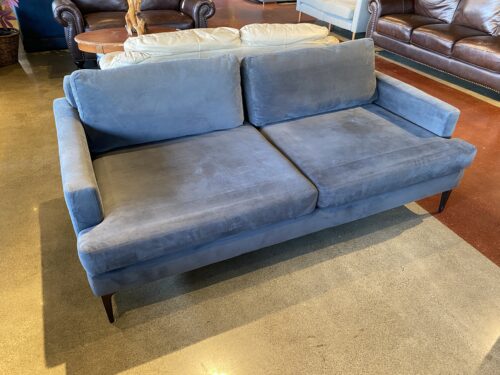 Modern Deep Seat 76" Couch in Pewter