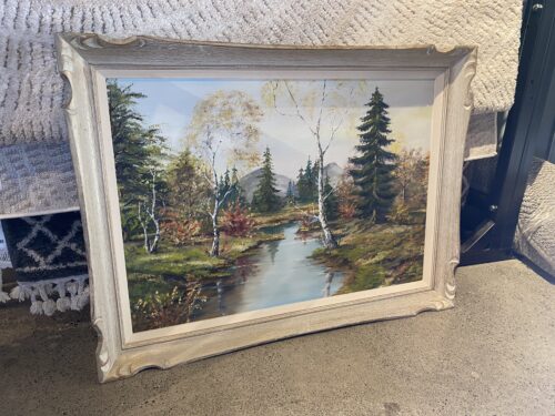 Framed Canvas Landscape Oil Painting