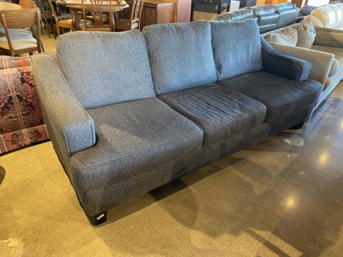 ASHLEY Three Seater Couch with Sloped Arms in Blue
