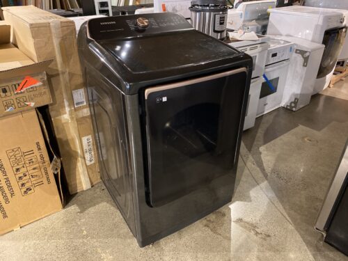 SAMSUNG Smart Electric Dryer with Sensor Dry - Black Model #DVE55A7700V