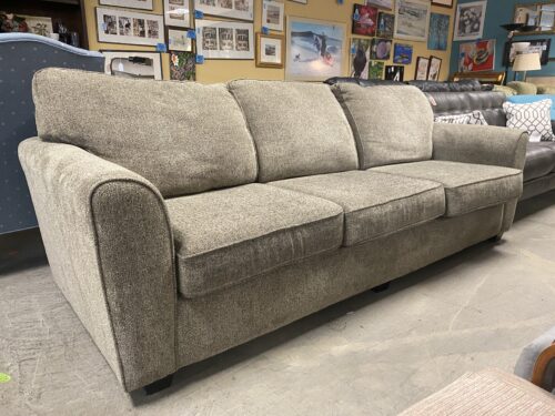 Sandy Brown Upholstered Sofa
