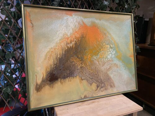 Abstract Acid Wave Original Wall Art