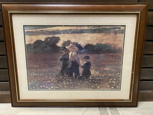 "In The Mowing" by Winslow Homer Print