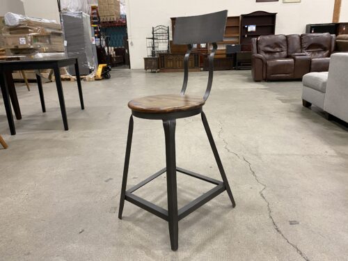 WORLD MARKET Hudson Industrial Style Pub Stool
