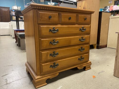 Brown Colonial 3-Drawer Dresser
