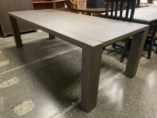 RESTORATION HARDWARE Thin Framed Dark Brown Rectangular Dining Table