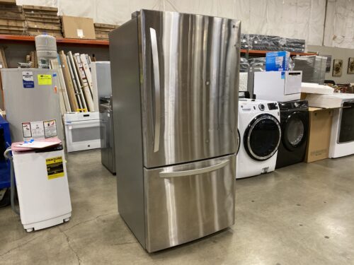 LG Stainless Steel Front Refrigerator with Bottom Drawer Freezer Model #LDCS24223S/01