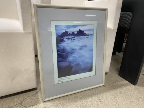 Misty Coastline Print by David Muench w/ Eileen Lynch Quote