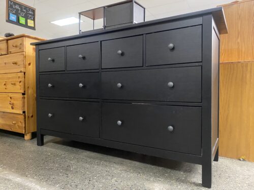 IKEA Hemnes Black 8-Drawer Dresser