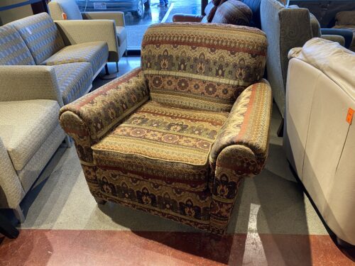NORWALK FURNITURE Tapestry Print Upholstered Chair