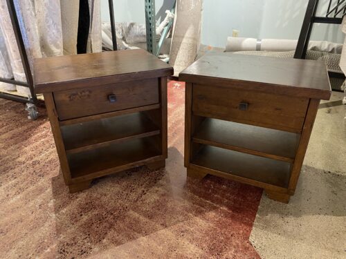 POTTERY BARN Sumatra Nightstand (Set of 2)