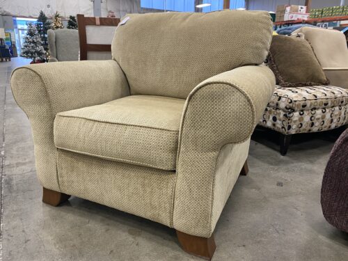 ASHLEY Townhouse Beige Upholstered Armchair