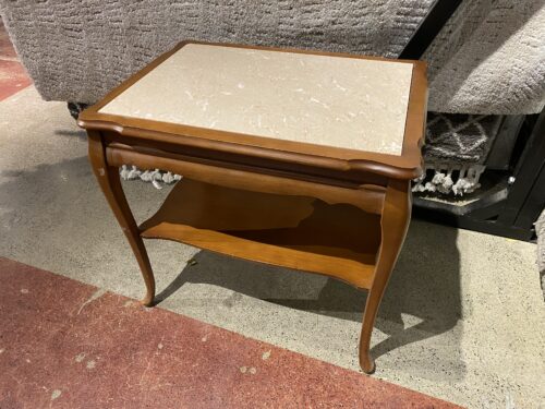 Art Made in Portugal Marble Top End Table