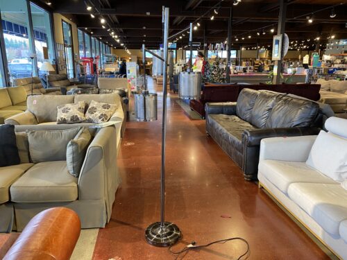 Dark Antiqued Nickel 3-light Floor Lamp
