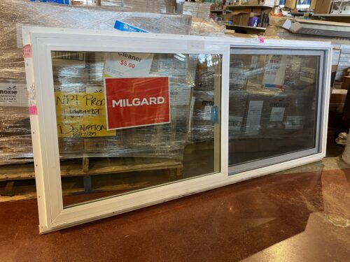 MILGARD White Vinyl Horizontal Slider Window