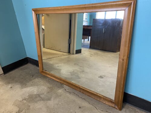 Wooden Framed Wall Mirror