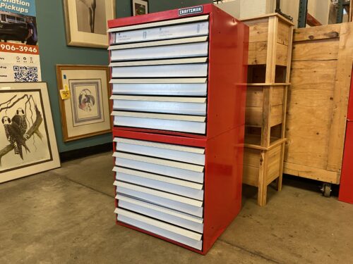 CRAFTSMAN Red 12 Drawer 2 Piece Tool Box