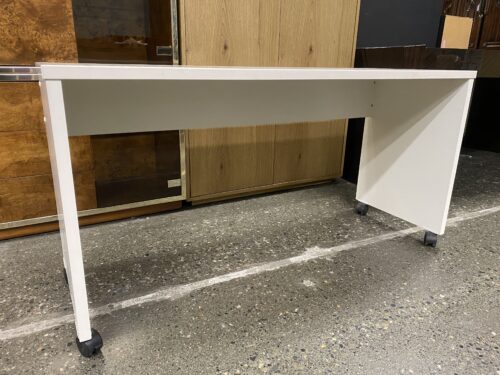 White Rolling Office Desk