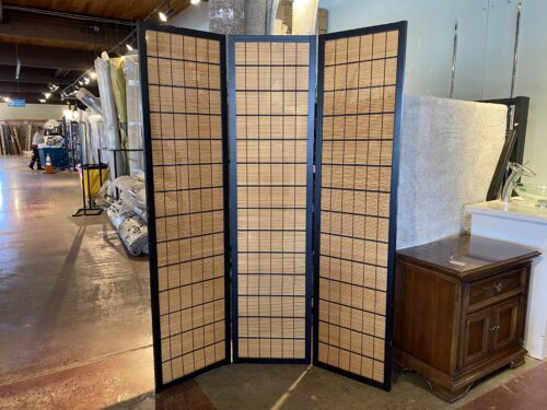 Bamboo 3-Panel Room Divider