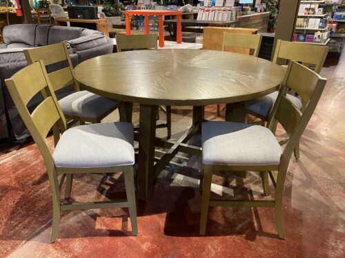 Wellington Tall Round 7Pc. Dining Set