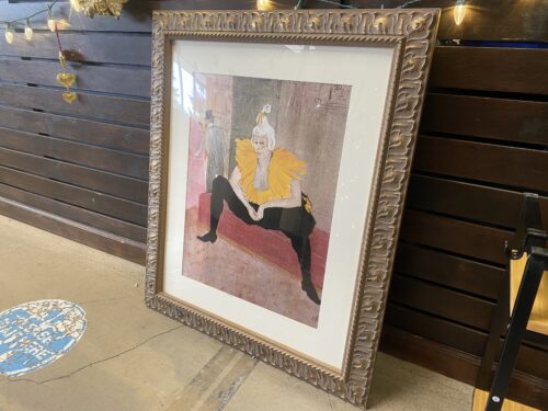 "La Clownesse Assise" Print by Henri de Toulouse-Lautrec