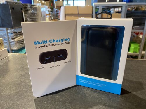 NEW! Advanctech 20k Mah Power Bank w/Dual USB in Black