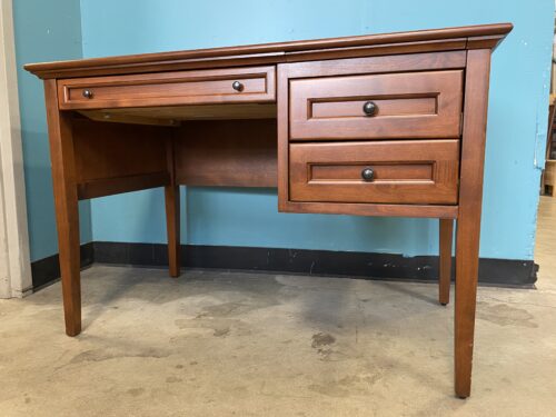 WHITTIER WOOD FURNITURE McKenzie 3 Drawer Desk in "Glazed Antique Cherry"