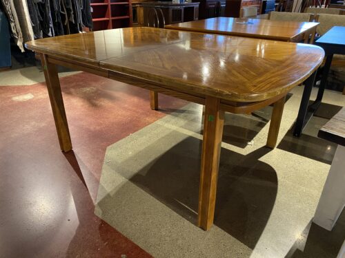 Sturdy All Wood Soft Edge Dining Table