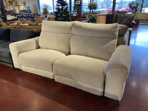 Two Piece Double Power Reclining Sofa