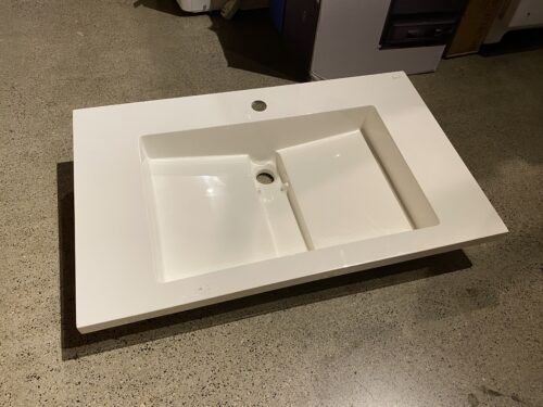 TENNE BAD + FLIESEN White Vanity Sink