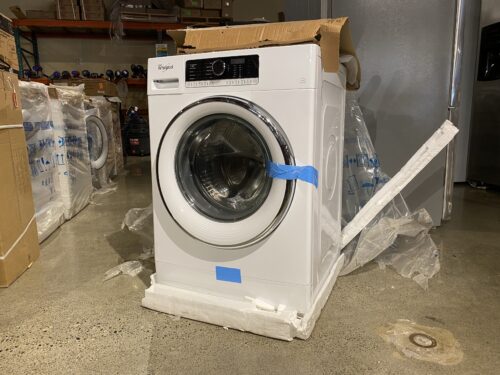 NEW! WHIRLPOOL High Efficiency Front Load Washer in White Model #WFW5090JW1