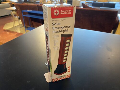 NEW! 18 Watt 4-Way Solar Emergency Flashlight