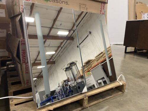 SEASONS 31" x 27" 2 Door LED Mirror Medicine Cabinet