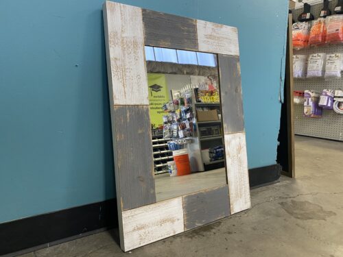 FIRST TIME & CO Mason Farmhouse Planks Mirror