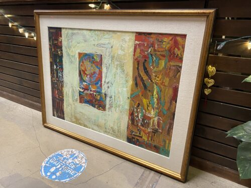 Original Modern Framed Acrylic Art Piece