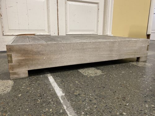 RESTORATION HARDWARE Teak Belvedere Rectangular Coffee Table