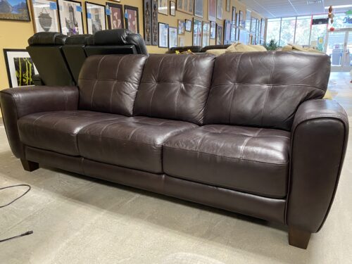 MACY'S Chocolate 3-Seat Sofa