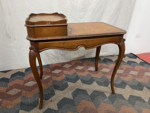 Vintage Provincial End Table w/ Drawer & Storage